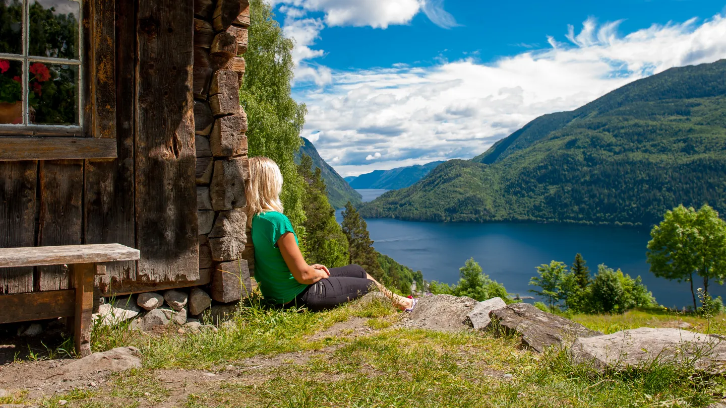 woman relaxing